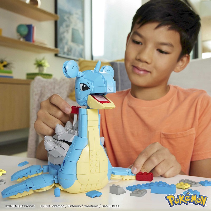 Klocki konstrukcyjne Pokemon Lapras Mega Pokemon Świat Zabawek